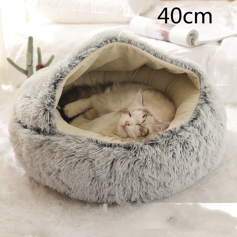 2-in-1 Pet Winter Bed