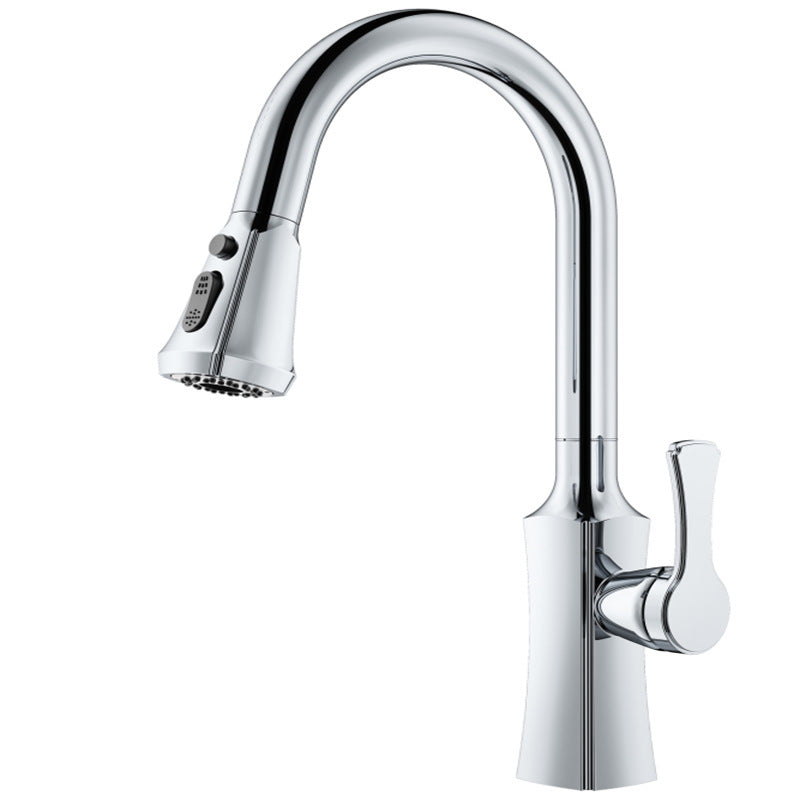 Sleek Black Kitchen Faucet