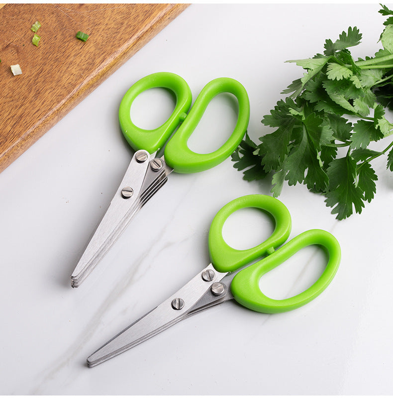 Multifunctional Stainless Steel Kitchen Scissors.