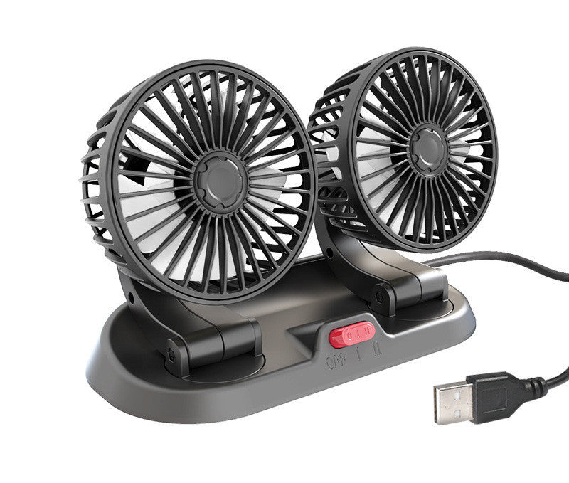 F410 Double Head Folding Fan