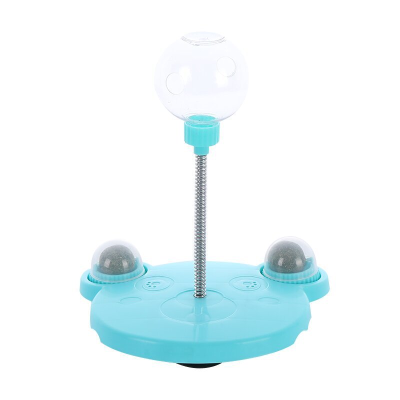Self-Playing Tumbler Cat Toy and Food Dispenser