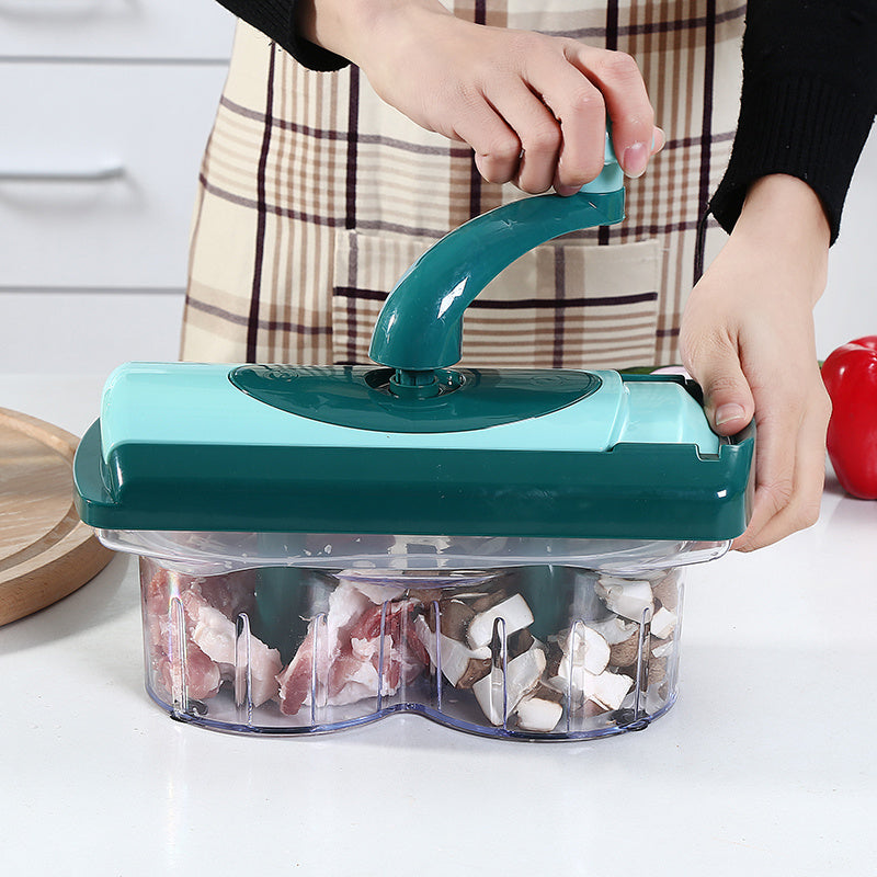 Versatile Manual Meat and Veggie Cutter