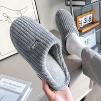 Winter Non-Slip Cotton Slippers