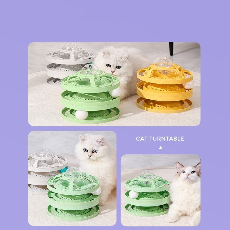 Cat Turntable Ball Toy