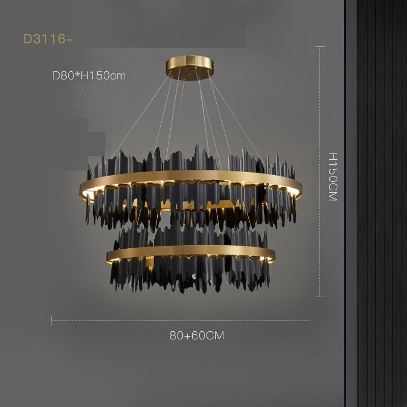 Postmodern Italian Luxury Chandelier.