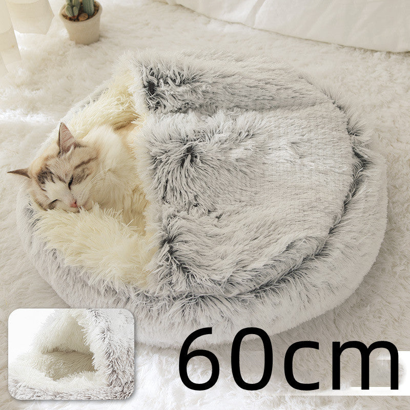 2-in-1 Pet Winter Bed