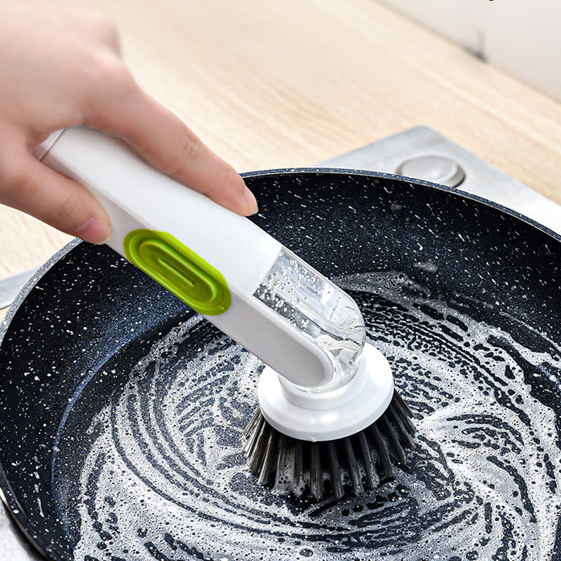 Versatile Liquid-Filled Cleaning Brush