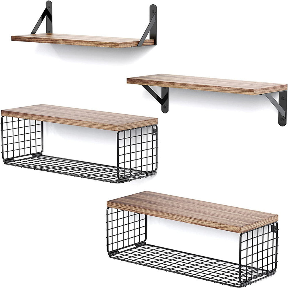 Living Room Wooden Shelf