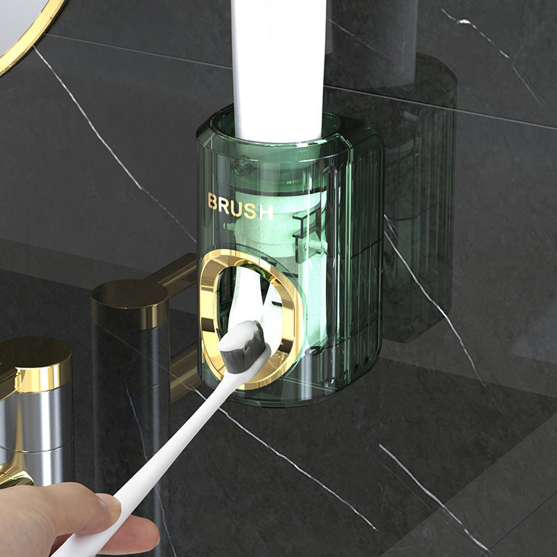 Automatic Punch-Free Toothpaste Dispenser.