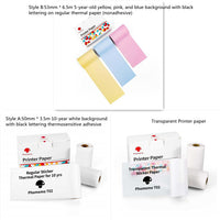 Portable Mini Thermal Label Printer: Bluetooth Connectivity