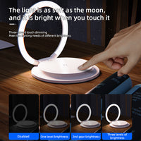 2-in-1 Wireless Charger with Folding LED Night Light