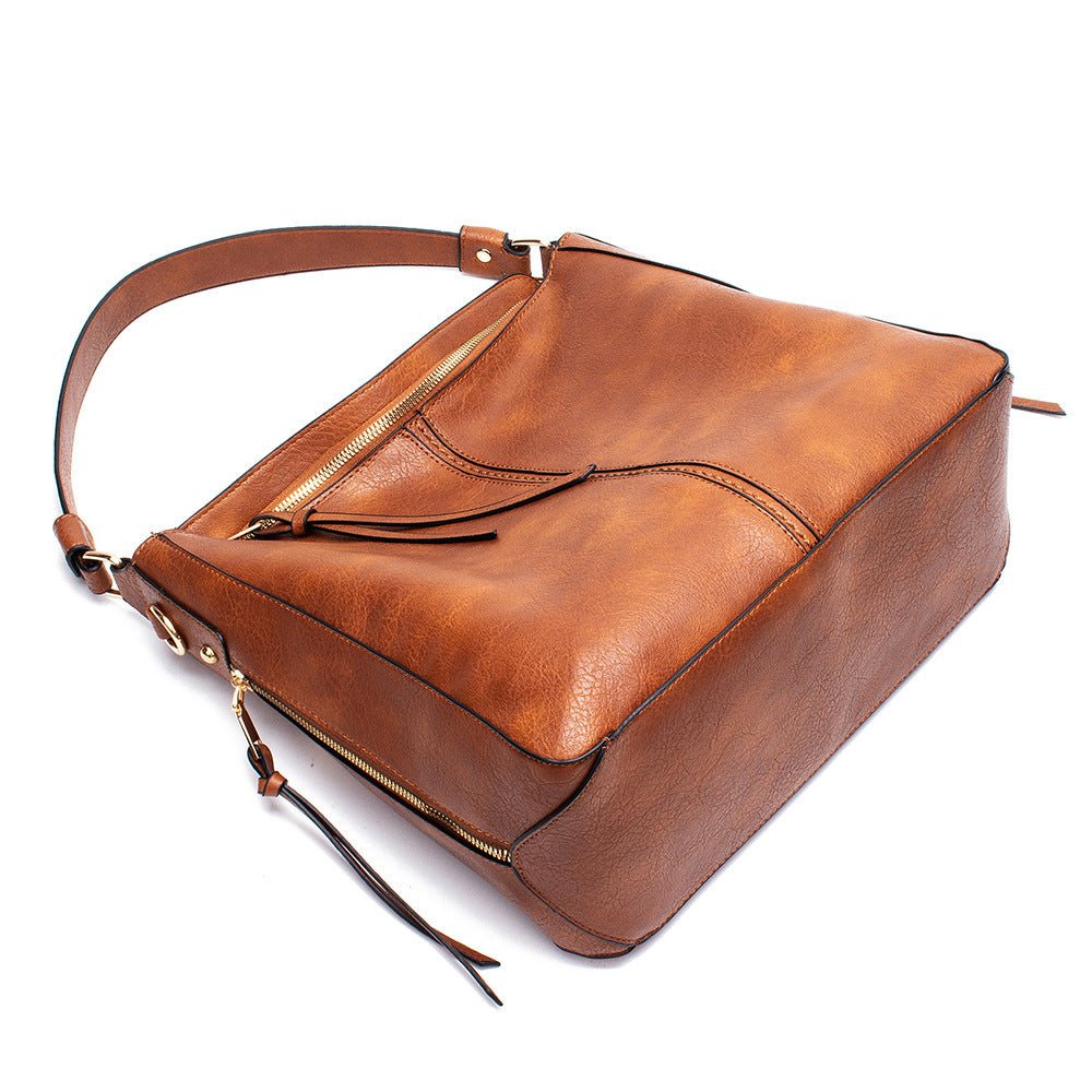Women's High-Capacity Hobo Shoulder Bag