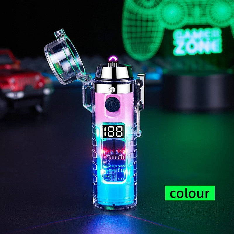 USB Charging Lighter with LED Color Display