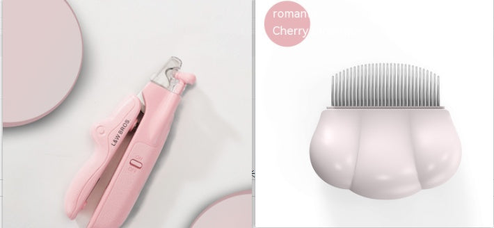 Pet nail clippers with LED light.