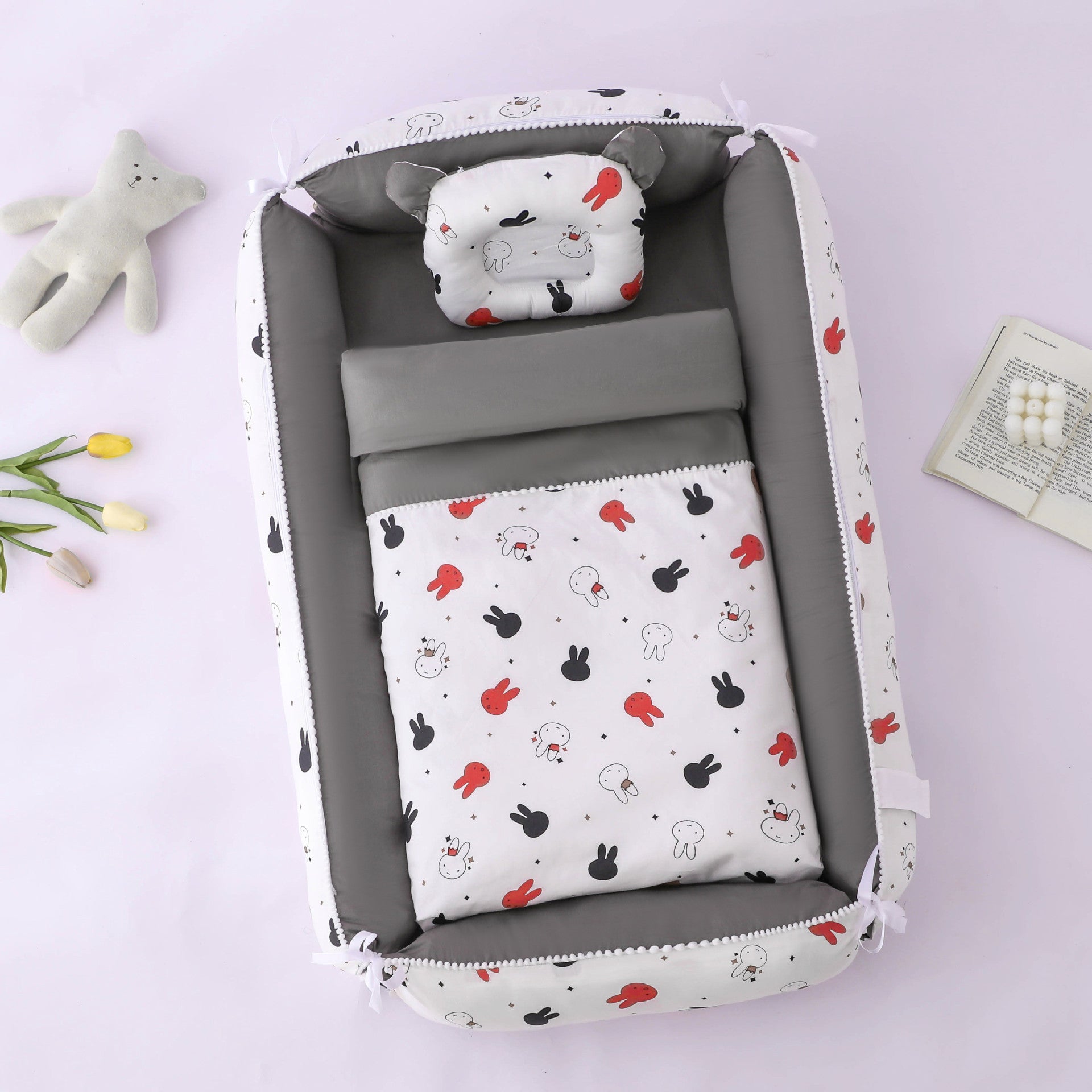 Removable Washable Baby Bionic Nursing Bed