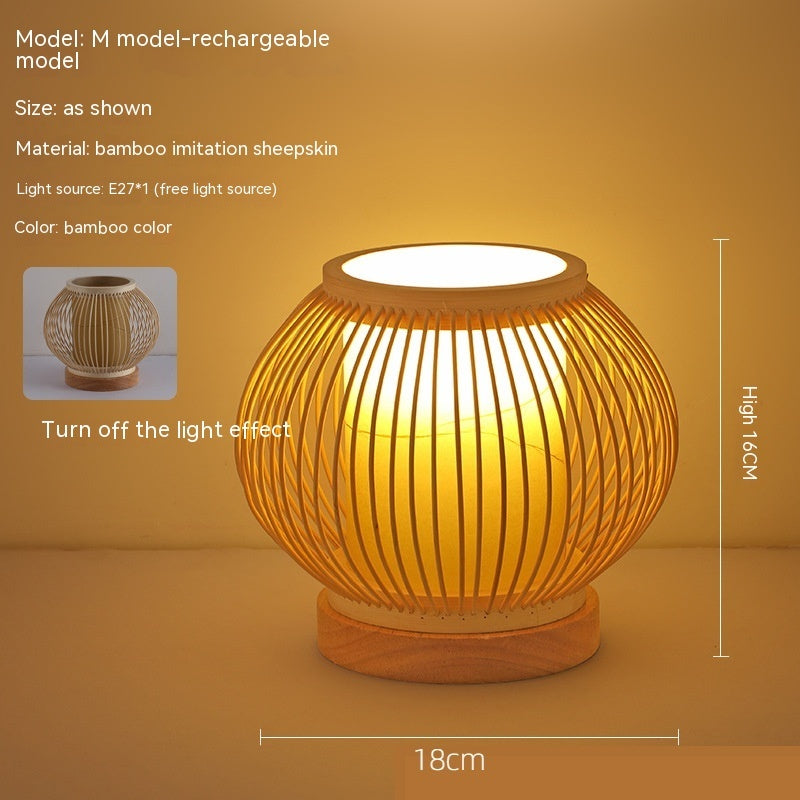 Japanese Retro Atmosphere Bedroom Bedside Lamp