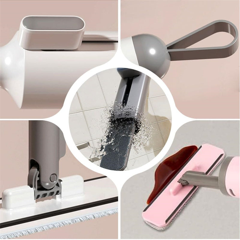 Rotatable self-squeeze mini mop.