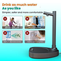 Desktop Rechargeable Water Dispenser with Extension Tube