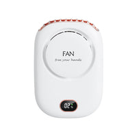 Silent Leafless Neck Fan with Digital Display