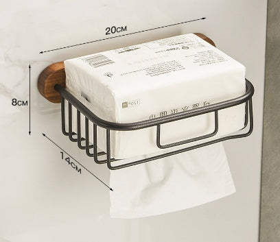 Solid Wood Towel Rack, No Drilling Required.