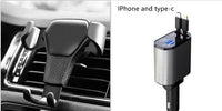 100W Super Fast Car Charger: USB and Type-C Adapter