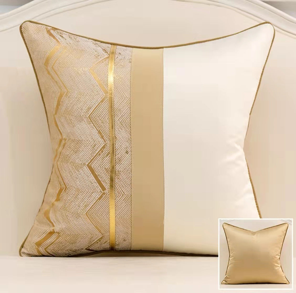 Fashion Splicing Pillow Cover