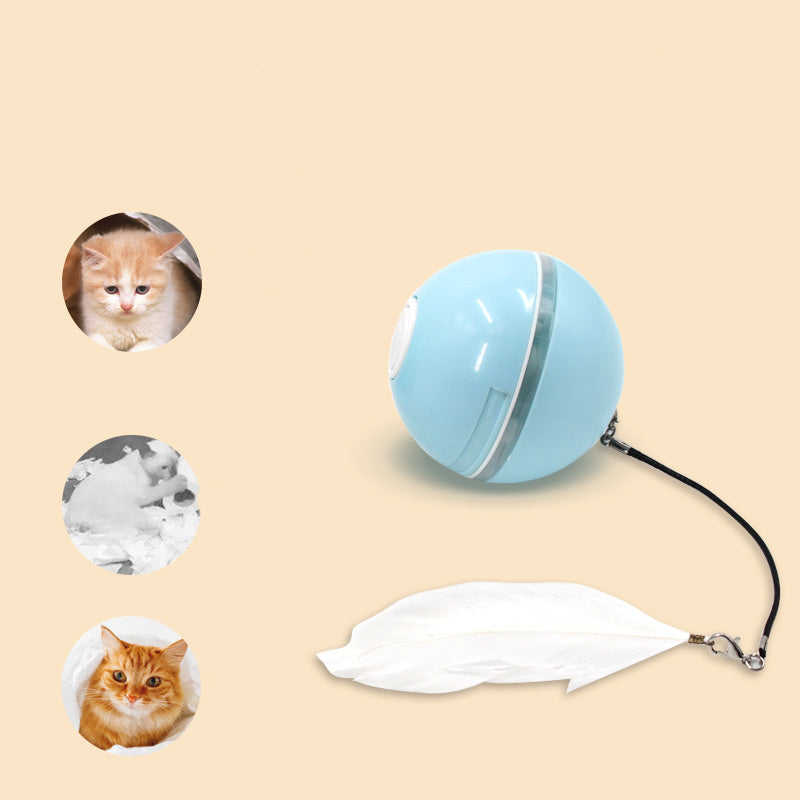 Automatic LED Intelligent Cat Ball Toy