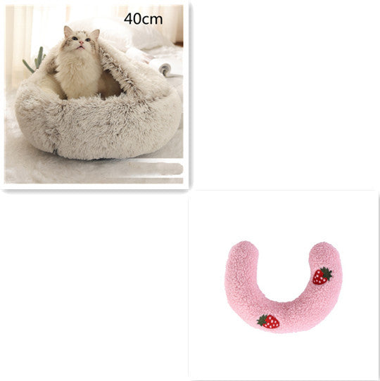2-in-1 Pet Winter Bed