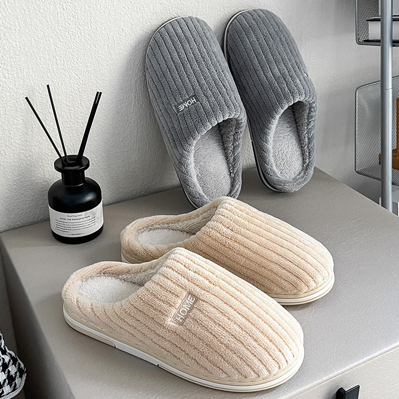 Winter Non-Slip Cotton Slippers