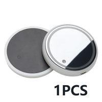 LED Light-Up Car Coaster: Solar & USB Charging