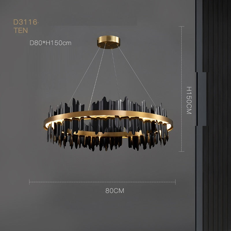 Postmodern Italian Luxury Chandelier.