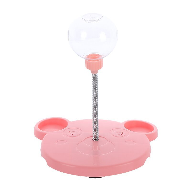 Self-Playing Tumbler Cat Toy and Food Dispenser
