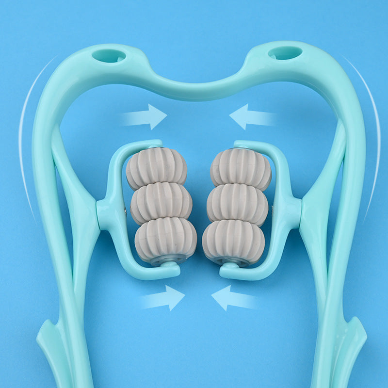 Six-Wheel Manual Neck Massager: Multifunctional Relief