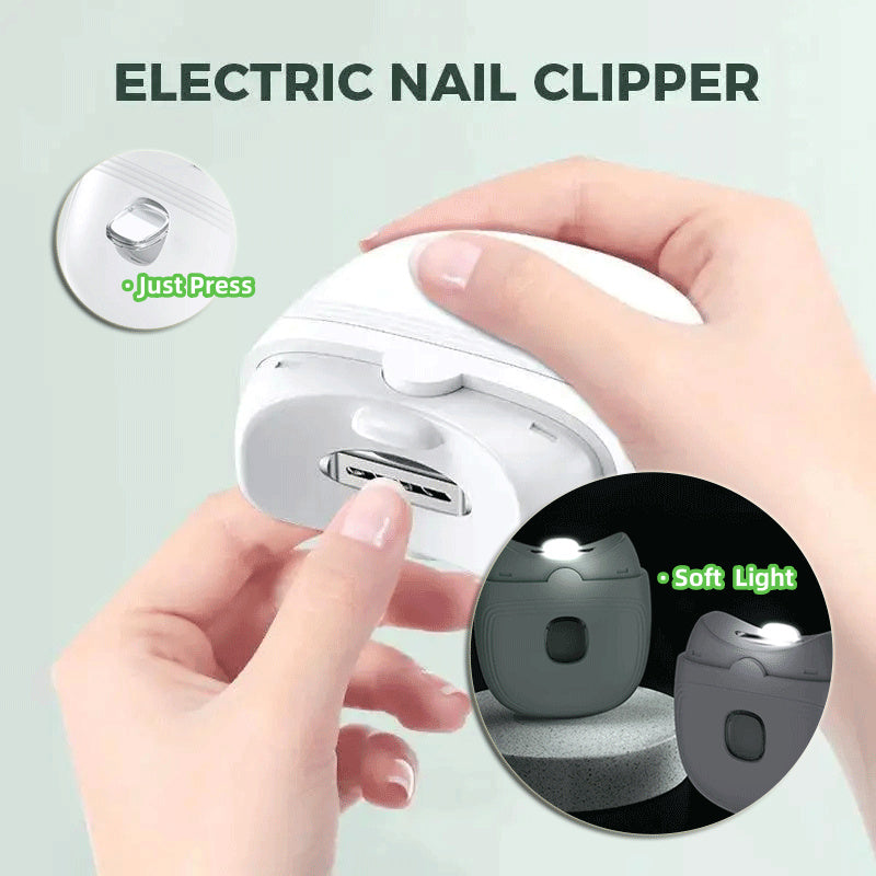 Rechargeable electric nail clippers