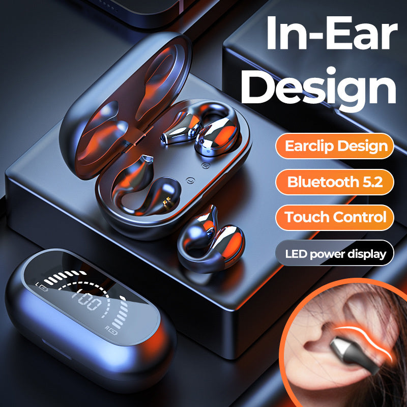 Bone Conduction Bluetooth 5.2 Noise-Cancelling Headphones