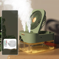 Portable Spray Fan With Night Light