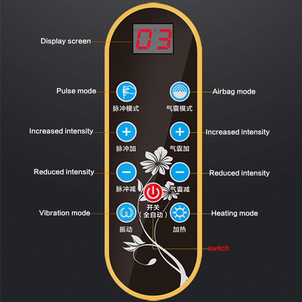 Electric Lumbar Traction Device with Vibration Massage