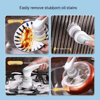 4-in-1 handheld electric cleaning brush