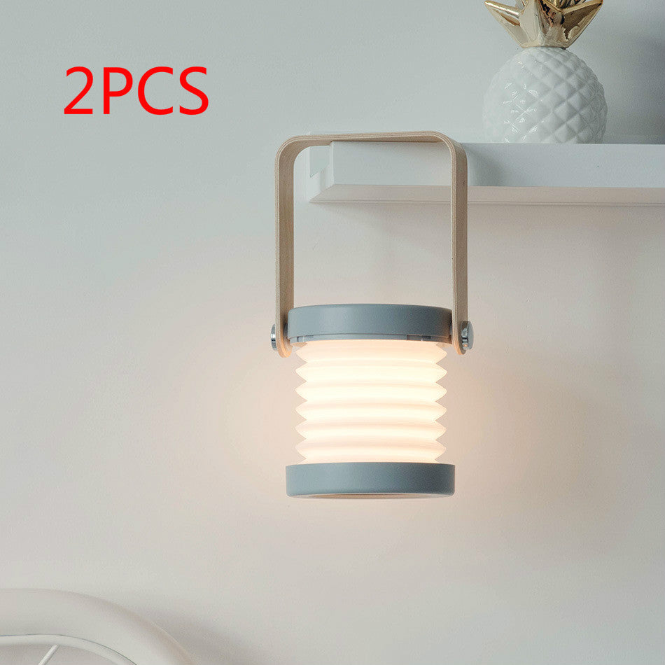 Portable Dimmable LED Night Light: USB Rechargeable