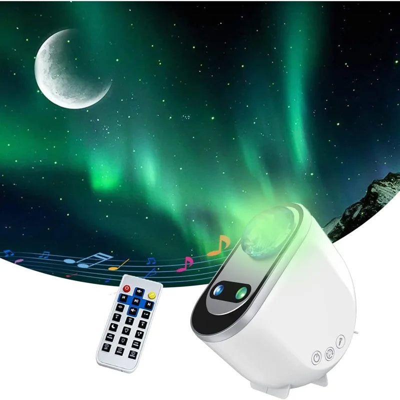 LED aurora borealis starlight projector.