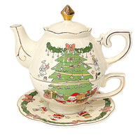 Christmas Limit Ceramic Pot Coffee Set Suit