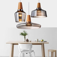 Modern LED Glass Pendant Light Fixture