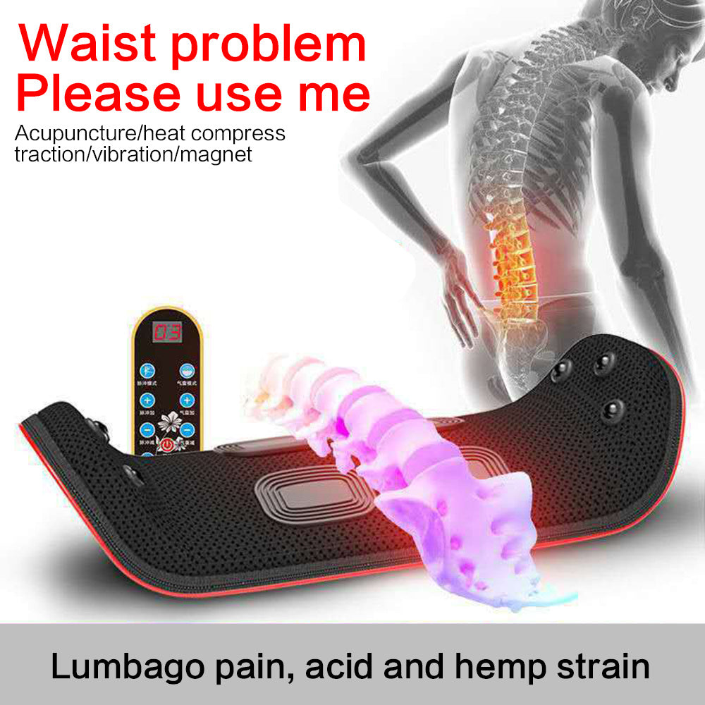 Electric Lumbar Traction Device with Vibration Massage