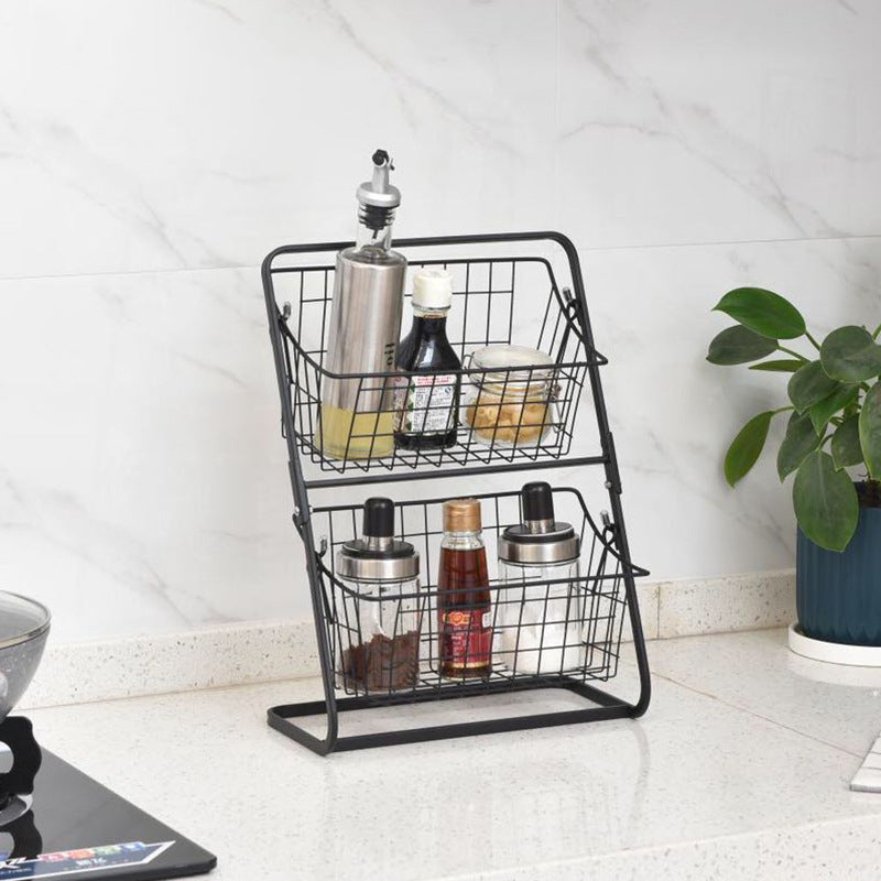 Stainless Steel Multi-layer Kitchen Storage Rack