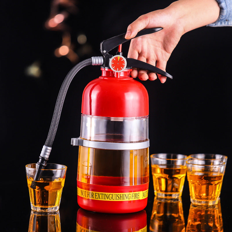 2L Creative Fire Extinguisher Wine & Beverage Dispenser