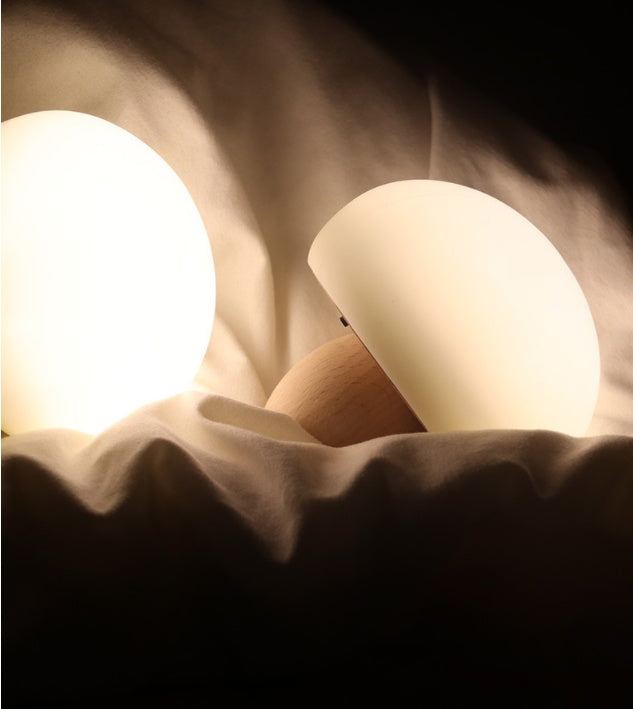 Adjustable silicone LED night lamp