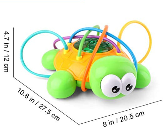 Rotating Turtle Sprinkler Toy for Outdoor and Bath Time Fun