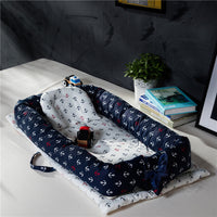 baby bed with all-cotton comfort.