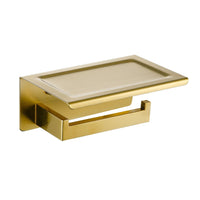 Golden Stainless Steel Towel Rack Set.