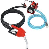 VEVOR Fuel Transfer Kit, 12V DC, 10 GPM, Auto Shut-off Nozzle for Diesel/Kerosene.